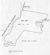 Layout of the 881 acres